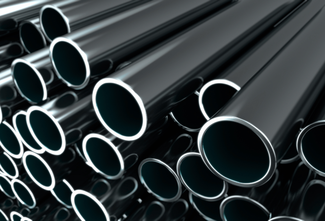 Passivation procedure for stainless steel pipes leaving stainless steel pipes clean.